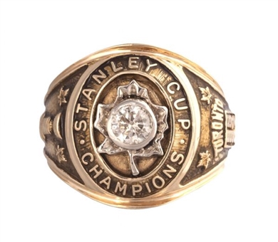 1967 Toronto Maple Leafs Stanley Cup Champions Ring Presented to GM Punch Imlach 